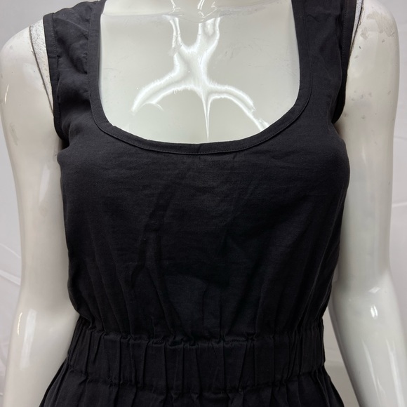 Kristensen Du Nord Navy Blue Linen Knee Length Pockets Dress 1 (Women’s Small) - Picture 3 of 5